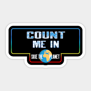 Count me in Sticker